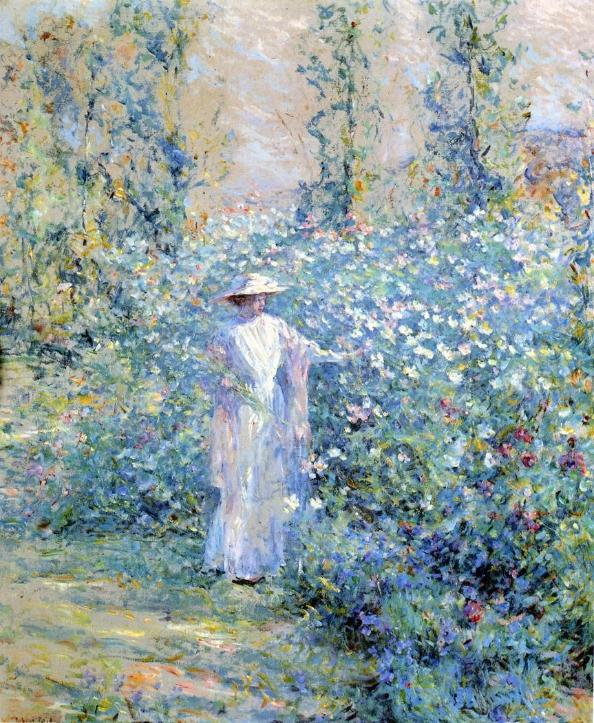 Nel giardino fiorito, 1900